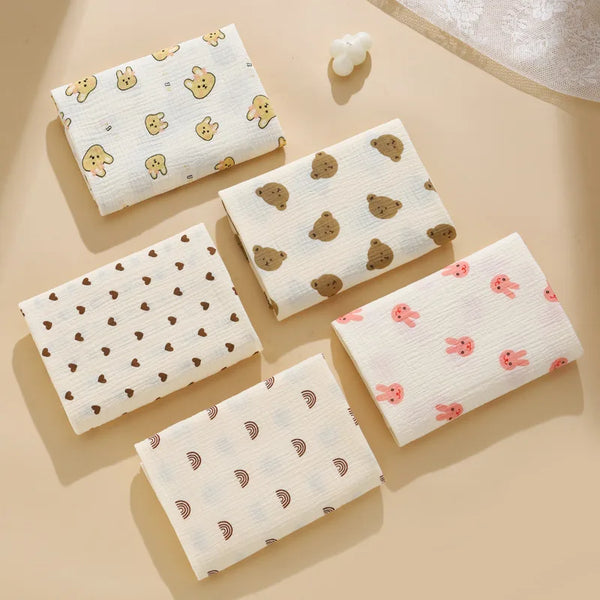2-Layer Cotton Muslin Baby Swaddle Blanket - Kindle Kids ABC