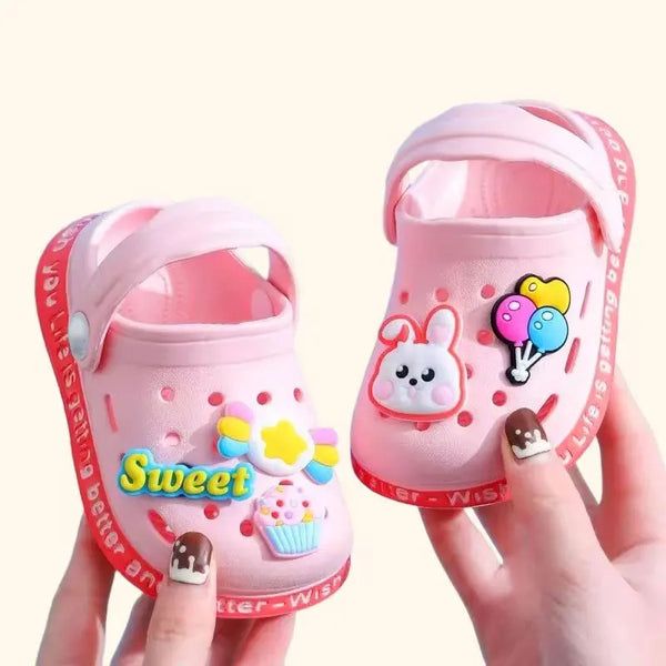 Kids summer beach clogs cartoon anti-slip sandals