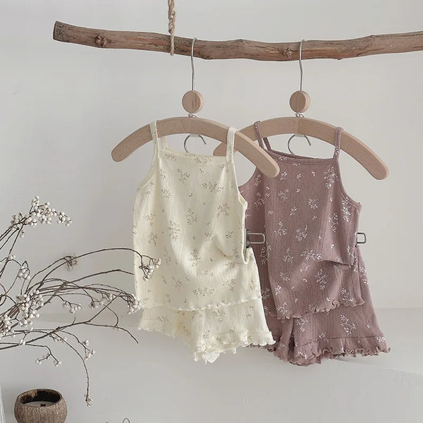 Baby Girls Cotton Floral Outfit Set 12M-4Y - photo 1