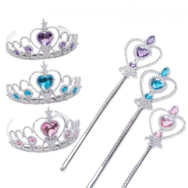 Princess Tiara, Crown & Wand Set - Kindle Kids ABC