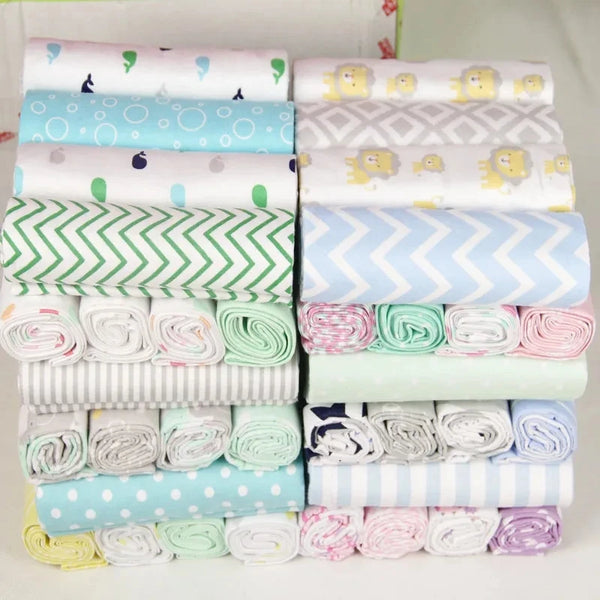 Cotton Muslin & Flannel Baby Swaddle - Kindle Kids ABC