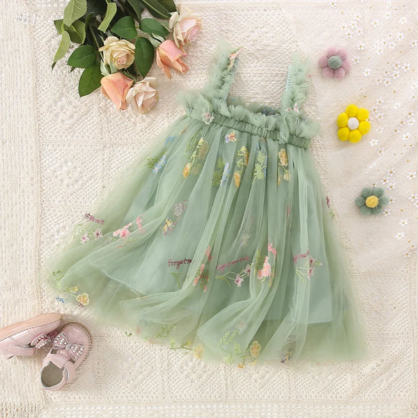 Girls' Tulle Tutu Dress - Kindle Kids ABC