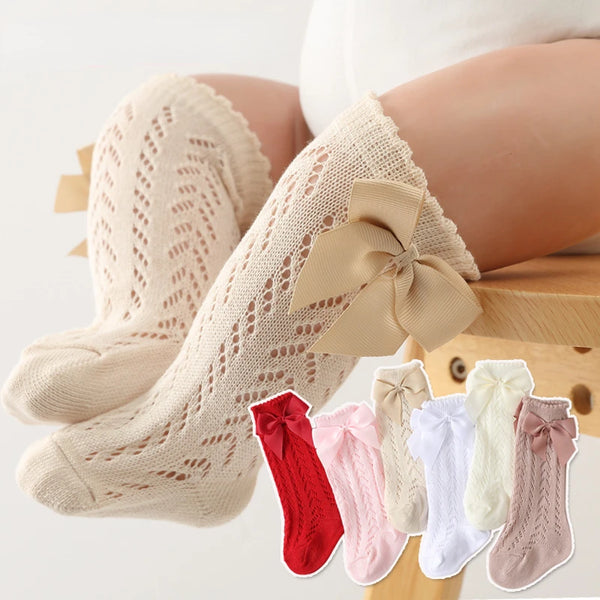 baby-girls-knee-high-lace-socks-bow-cotton-kindlekidsabc