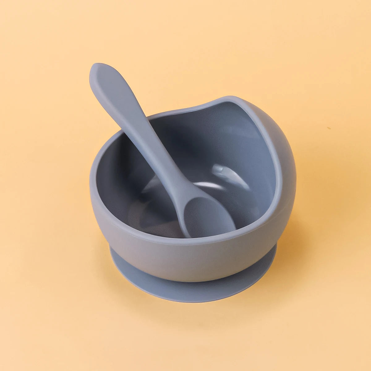 Silicone Suction Baby Bowl & Spoon — Weaning Set | 6M+ - photo 9