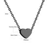 Girls Heart Pendant Necklace - Stainless Steel Mini Charm 5-10Y - photo 9