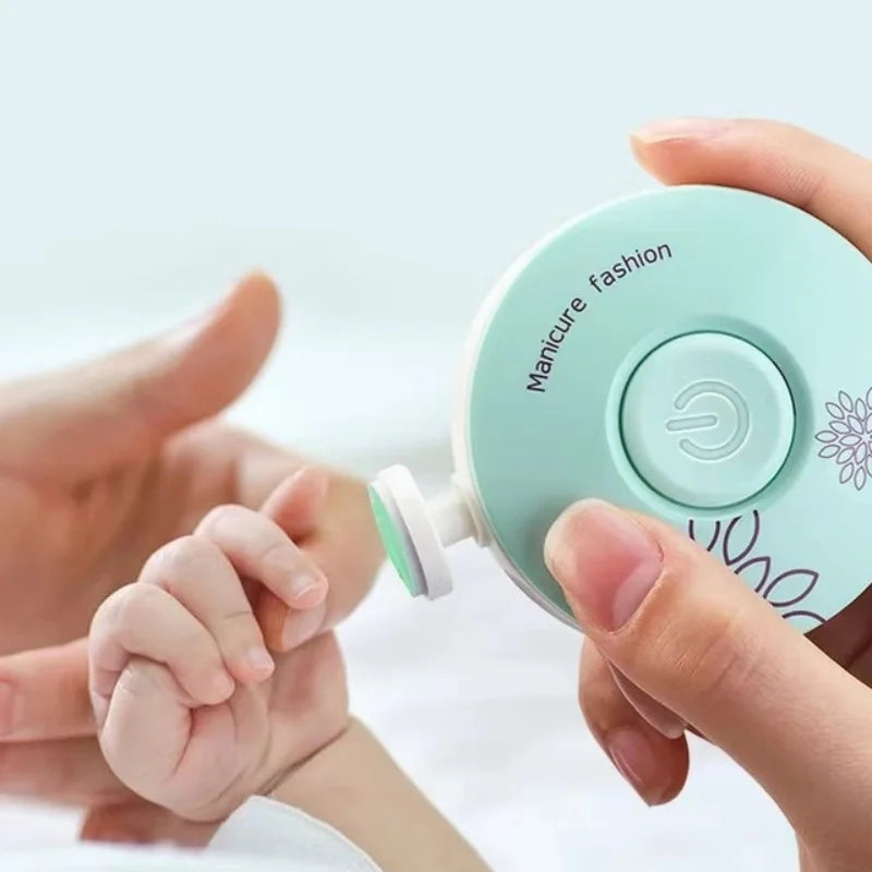 Electric Baby Nail Trimmer – Safe & Quiet Nail File for Newborns & Toddlers