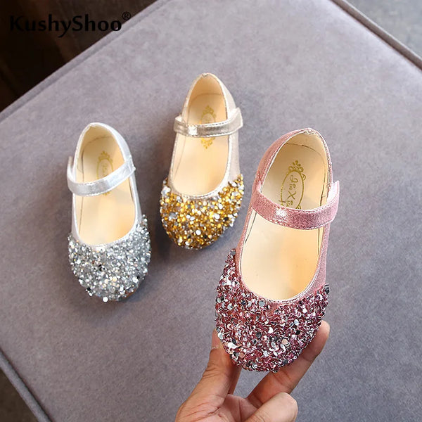 Girls Glitter Gladiator Sandals – Toddler EU 21–30 - photo 1