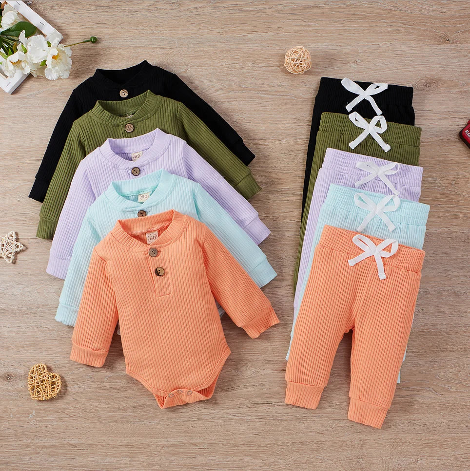 Ribbed Cotton Baby Set - Kindle Kids ABC - view 6