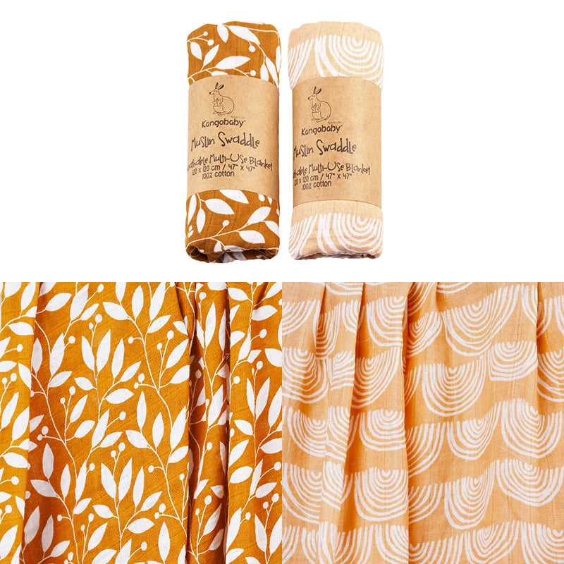 Cotton Muslin Baby Swaddle Blanket - Kindle Kids ABC - view 22