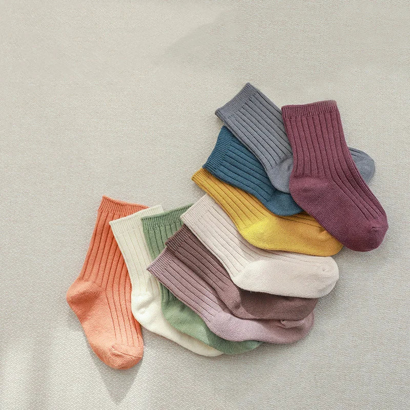 Cotton Baby Socks 5-Pair Set - Kindle Kids ABC