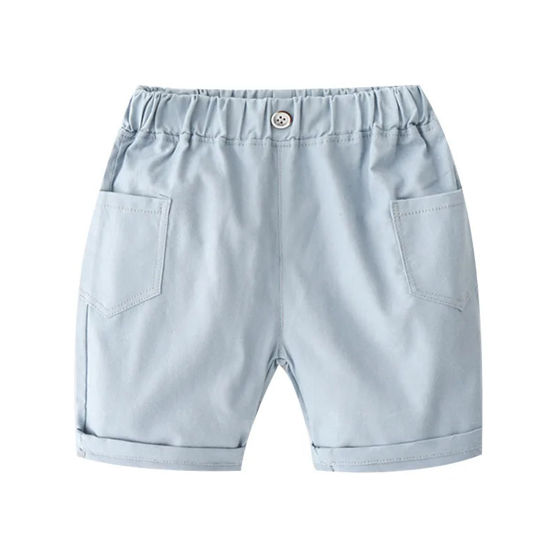Boys casual shorts with elastic waistband
