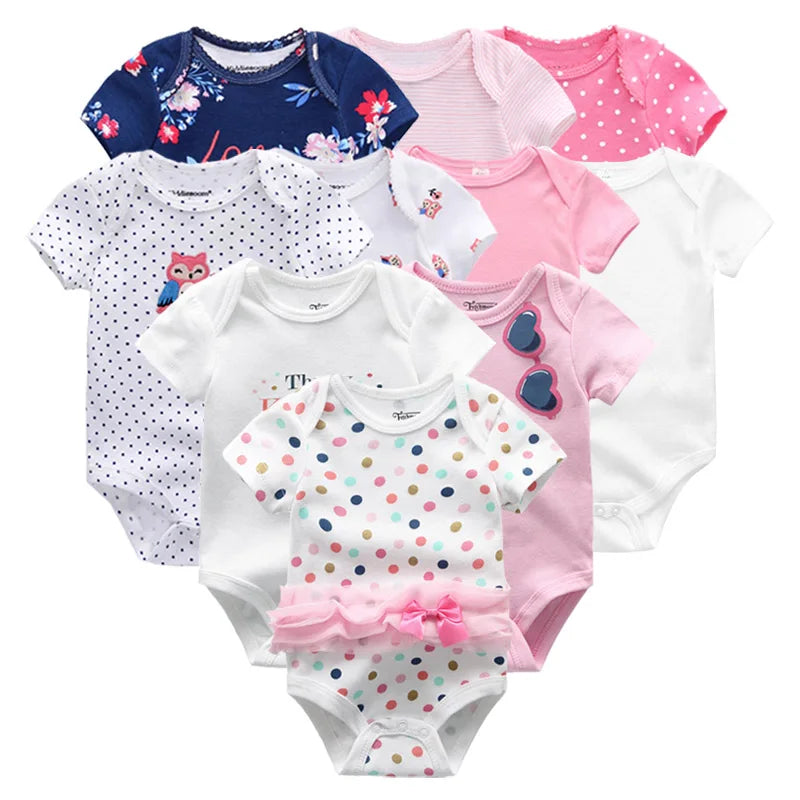 Baby 10-Pack Cotton Bodysuits - Kindle Kids ABC - view 16