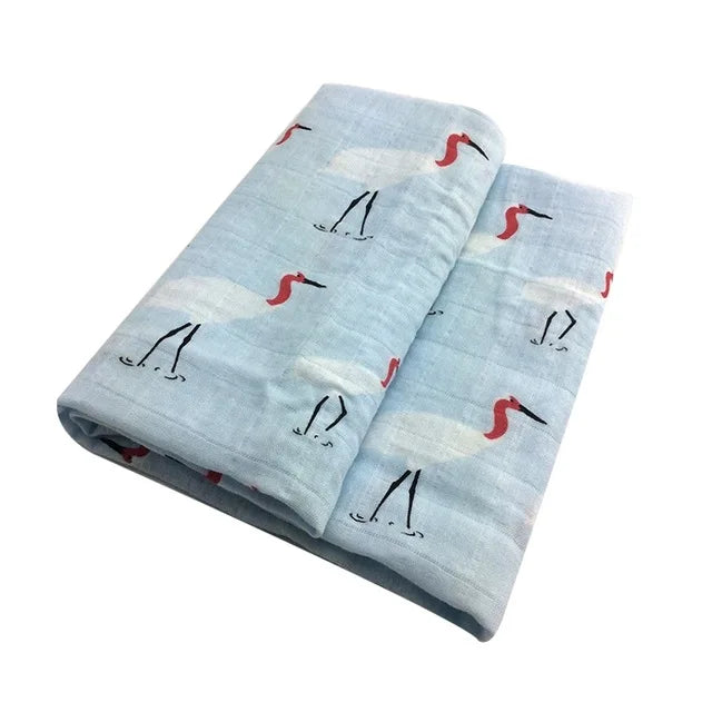 Organic Cotton Muslin Baby Blanket - Kindle Kids ABC - view 9