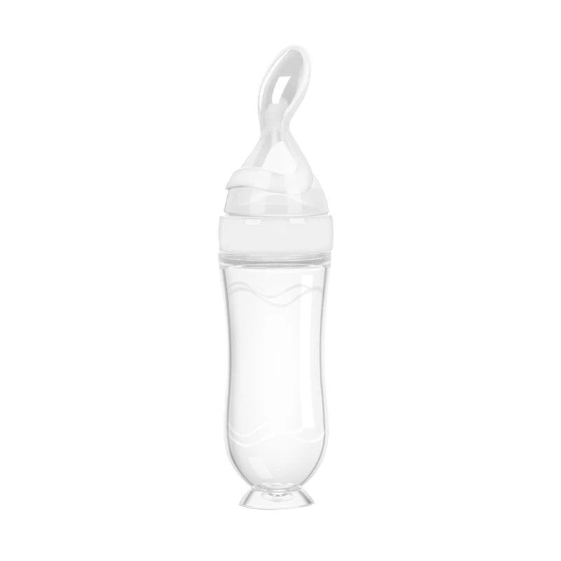 Baby Squeeze Spoon Bottle – Silicone Food Feeder | 4M+ - photo 7