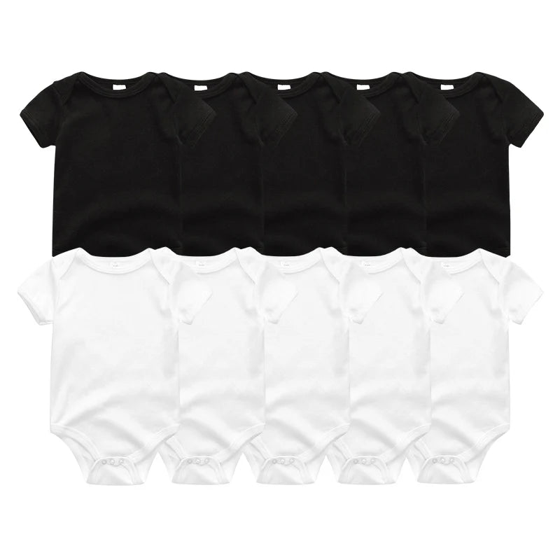 Baby 10-Pack Cotton Bodysuits - Kindle Kids ABC - view 24