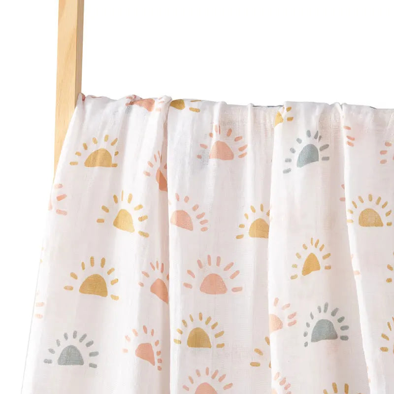 Soft Cotton Muslin Baby Swaddle Blanket - Kindle Kids ABC - view 6