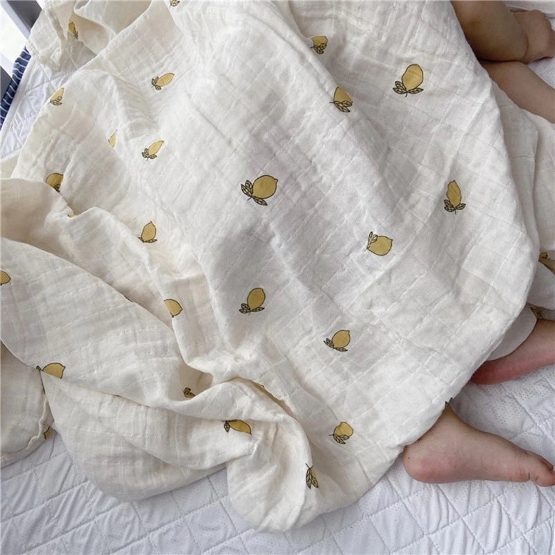 Cotton Muslin Baby Swaddle Wrap Blanket - Kindle Kids ABC - view 3
