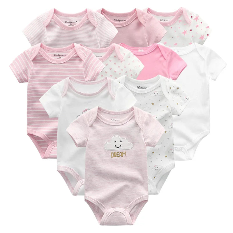 Baby 10-Pack Cotton Bodysuits - Kindle Kids ABC - view 12