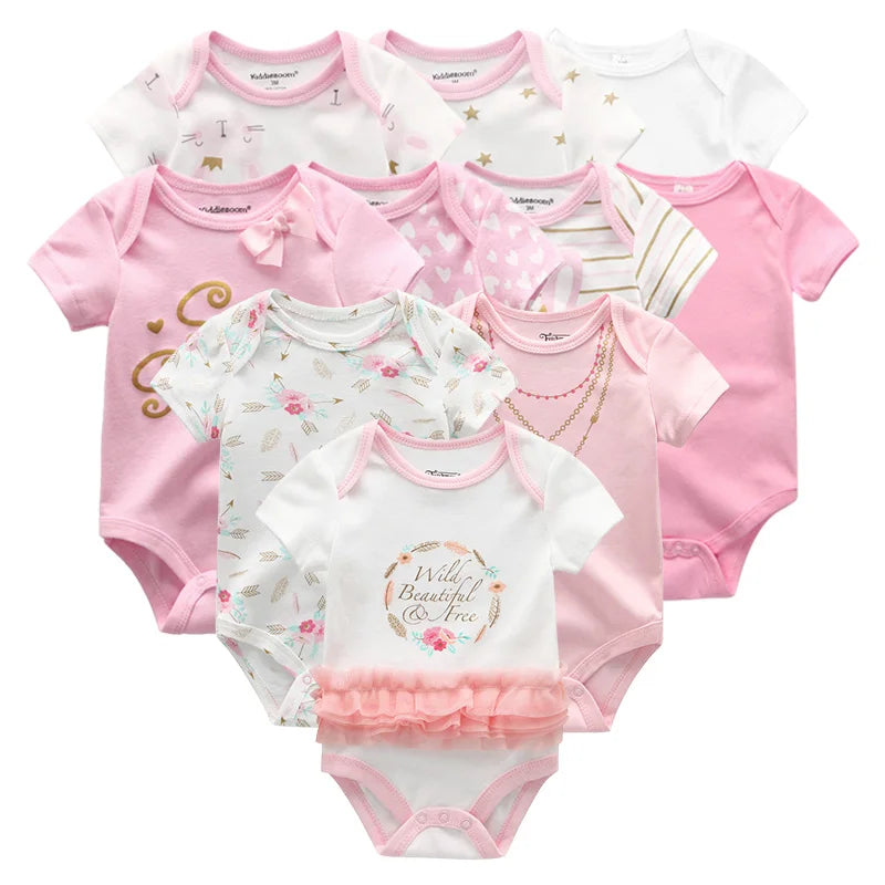 Baby 10-Pack Cotton Bodysuits - Kindle Kids ABC - view 11