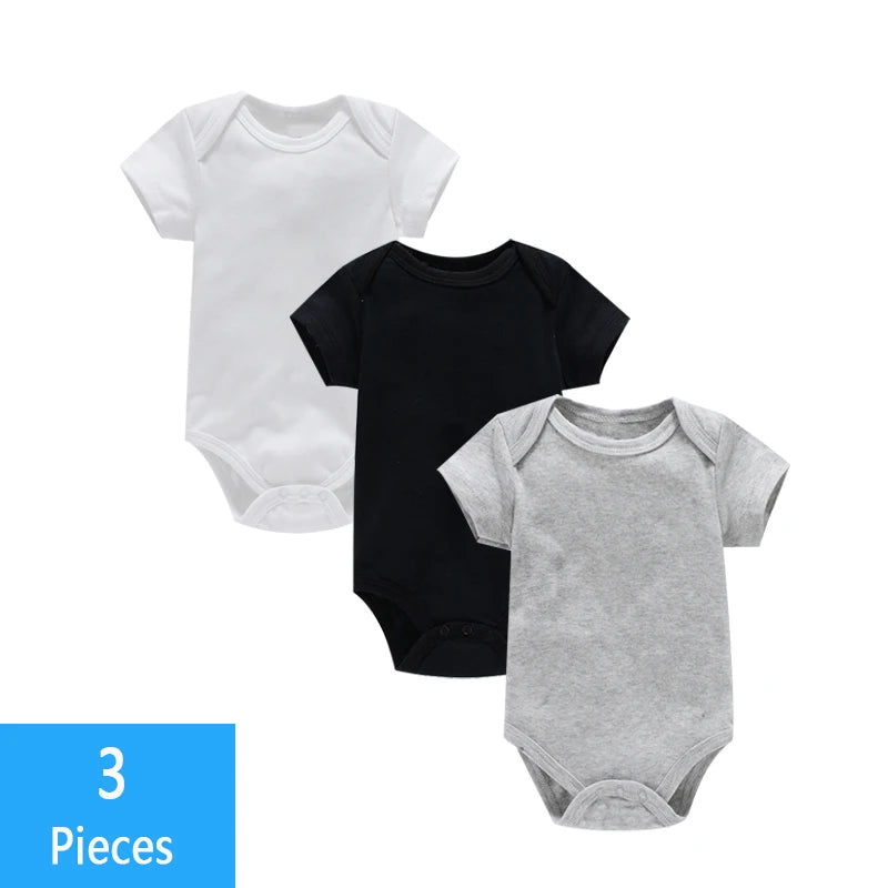 Baby 3-Pack Cotton Bodysuits - Kindle Kids ABC - view 9
