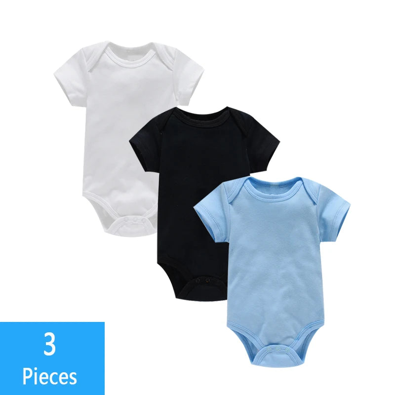 Baby 3-Pack Cotton Bodysuits - Kindle Kids ABC - view 7