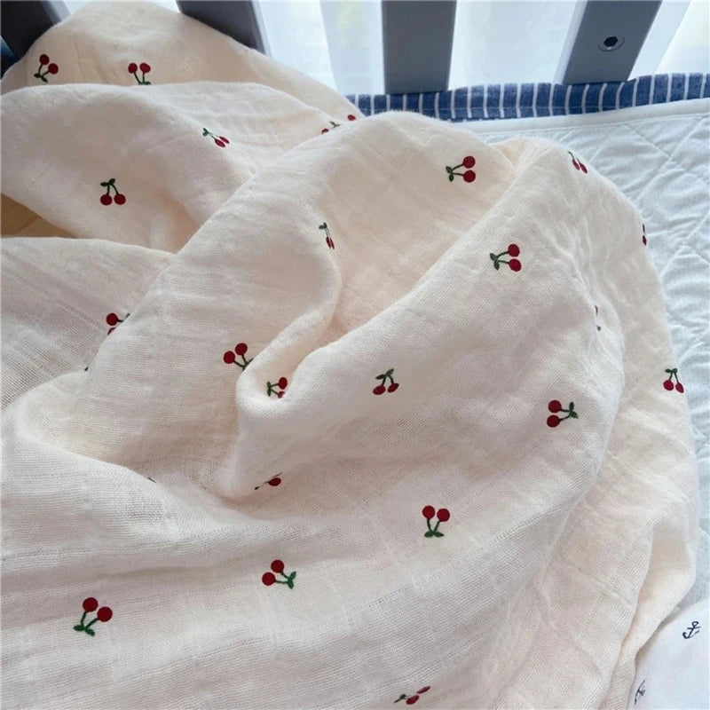 Cotton Muslin Baby Swaddle Wrap Blanket - Kindle Kids ABC