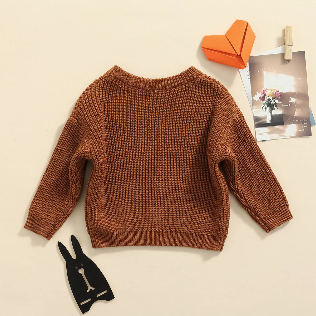 Knit Cotton Baby Sweater - Kindle Kids ABC - view 3