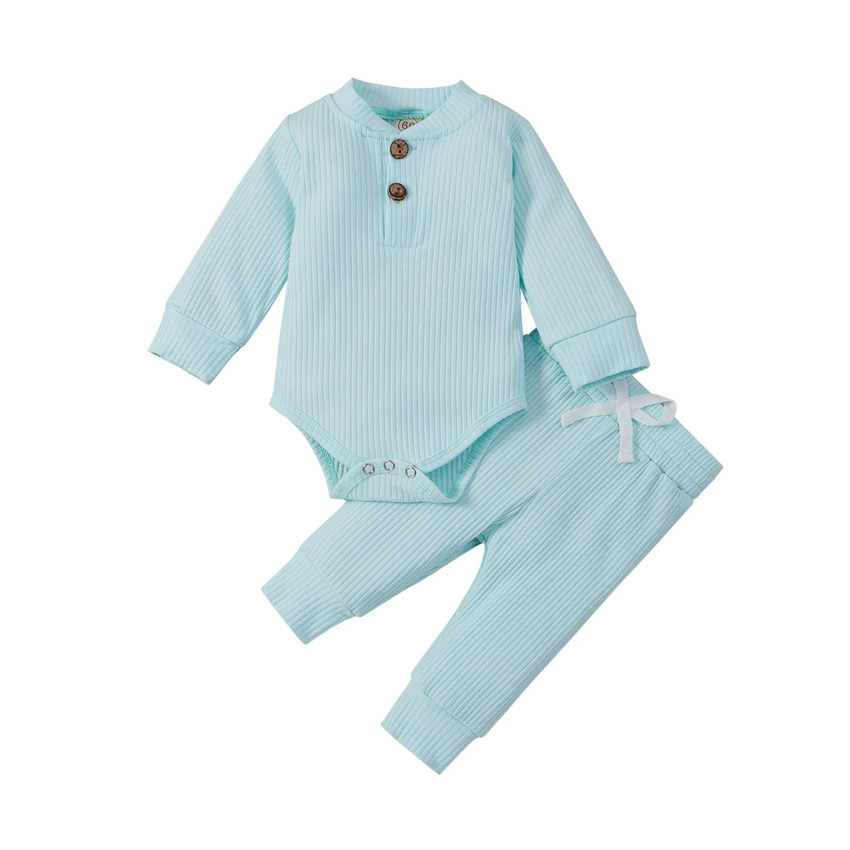 Ribbed Cotton Baby Set - Kindle Kids ABC - view 9