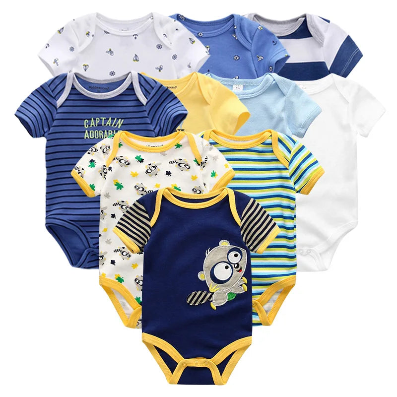 Baby 10-Pack Cotton Bodysuits - Kindle Kids ABC - view 21