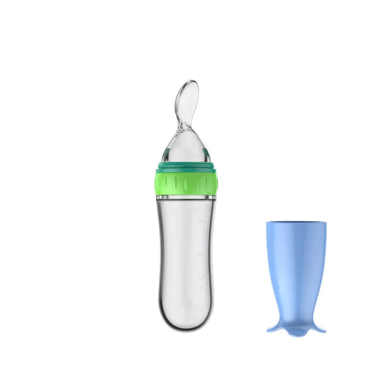 Baby Squeeze Spoon Bottle – Silicone Food Feeder | 4M+ - photo 8