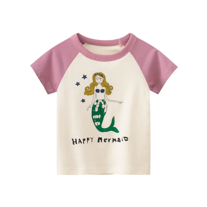 Girls Cotton Cartoon T-Shirt - photo 7
