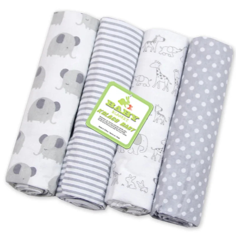 Cotton Muslin & Flannel Baby Swaddle - Kindle Kids ABC - view 16