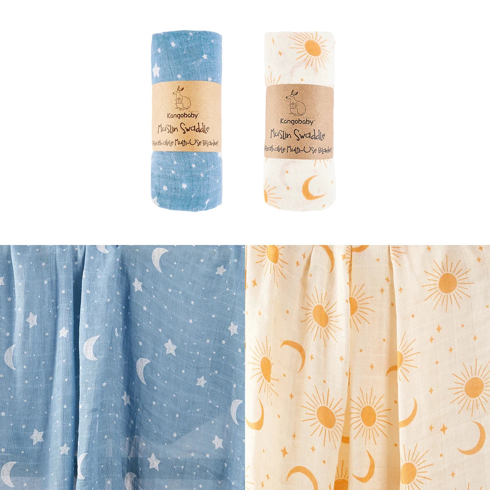 Cotton Muslin Baby Swaddle Blanket - Kindle Kids ABC - view 13