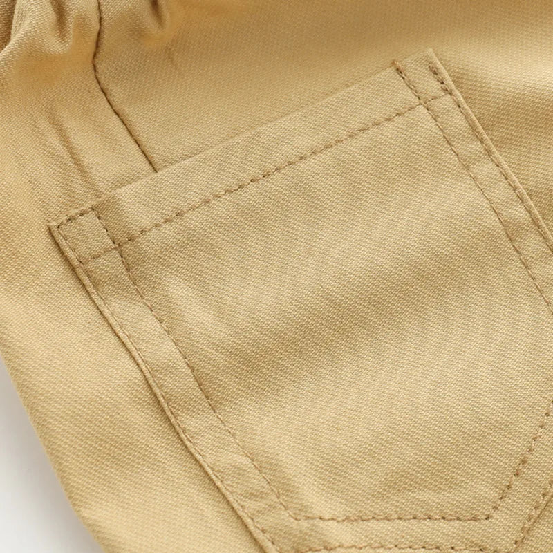Boys cotton blend shorts relaxed straight fit