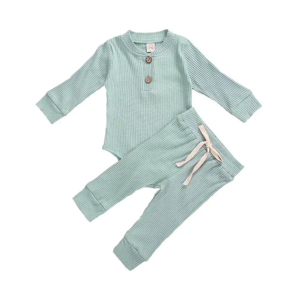 Ribbed Cotton Baby Set - Kindle Kids ABC - view 4