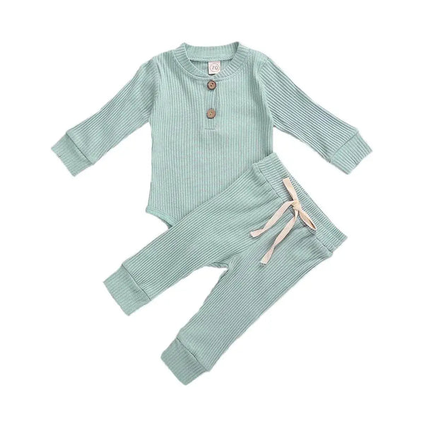 Ribbed Cotton Baby Set - Kindle Kids ABC - view 4