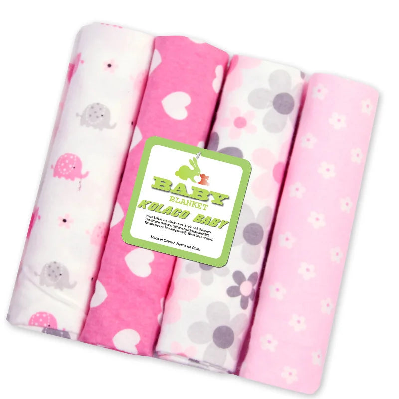 Cotton Muslin & Flannel Baby Swaddle - Kindle Kids ABC - view 3