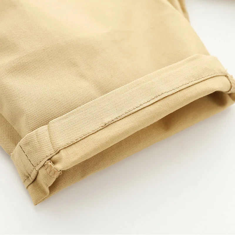 Boys casual shorts colour range blue beige khaki
