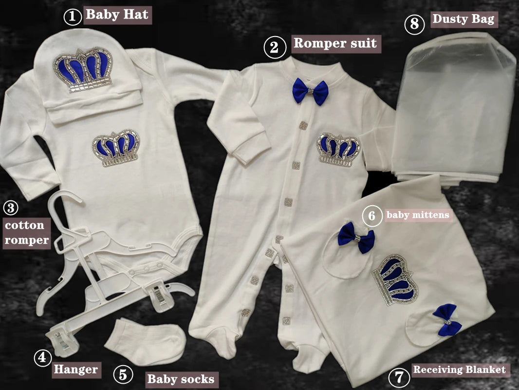 Organic cotton baby bodysuit 8-pack, newborn layette set - Kindle Kids ABC - view 6