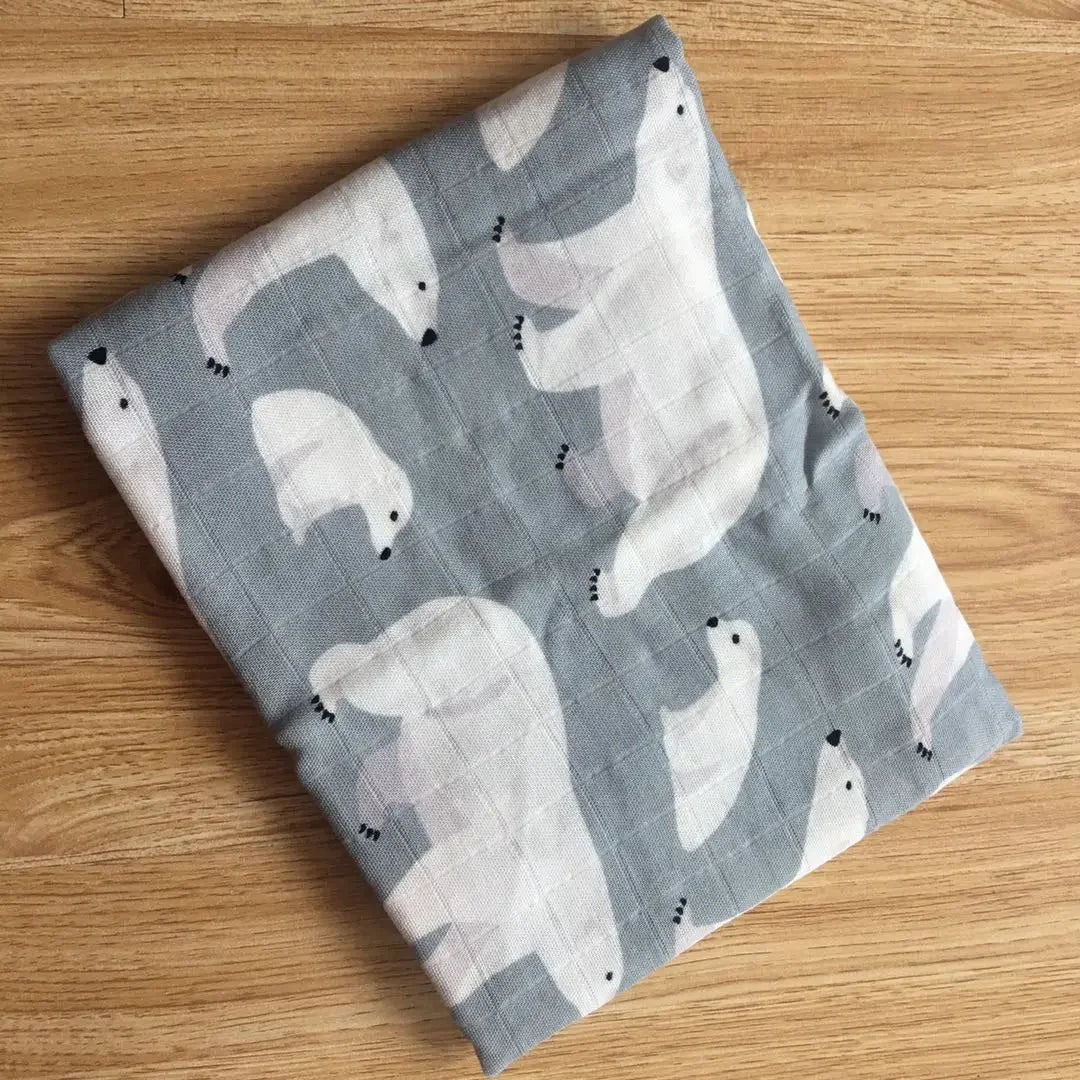 Bamboo Cotton Muslin Baby Blanket - Kindle Kids ABC - view 7