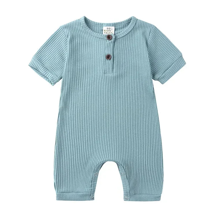 Baby Cotton Short-Sleeve Romper - Kindle Kids ABC - view 7