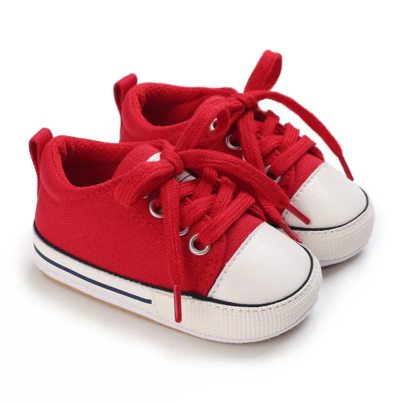 Baby Canvas Sneakers - Non-Slip Soft Sole 0-18M - photo 11