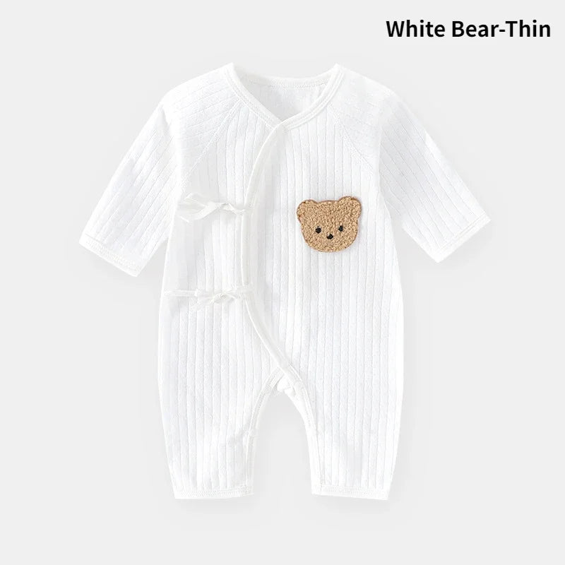Ribbed Bear Cotton Baby Romper - Kindle Kids ABC - view 22