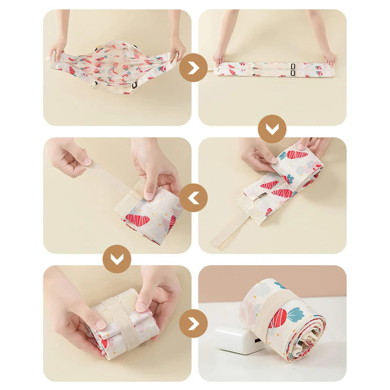 Foldable Waterproof Shopping Bag – Large Capacity 48-64L