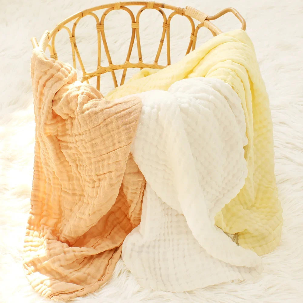 6-Layer Bamboo Cotton Baby Receiving Blanket - Kindle Kids ABC - view 4