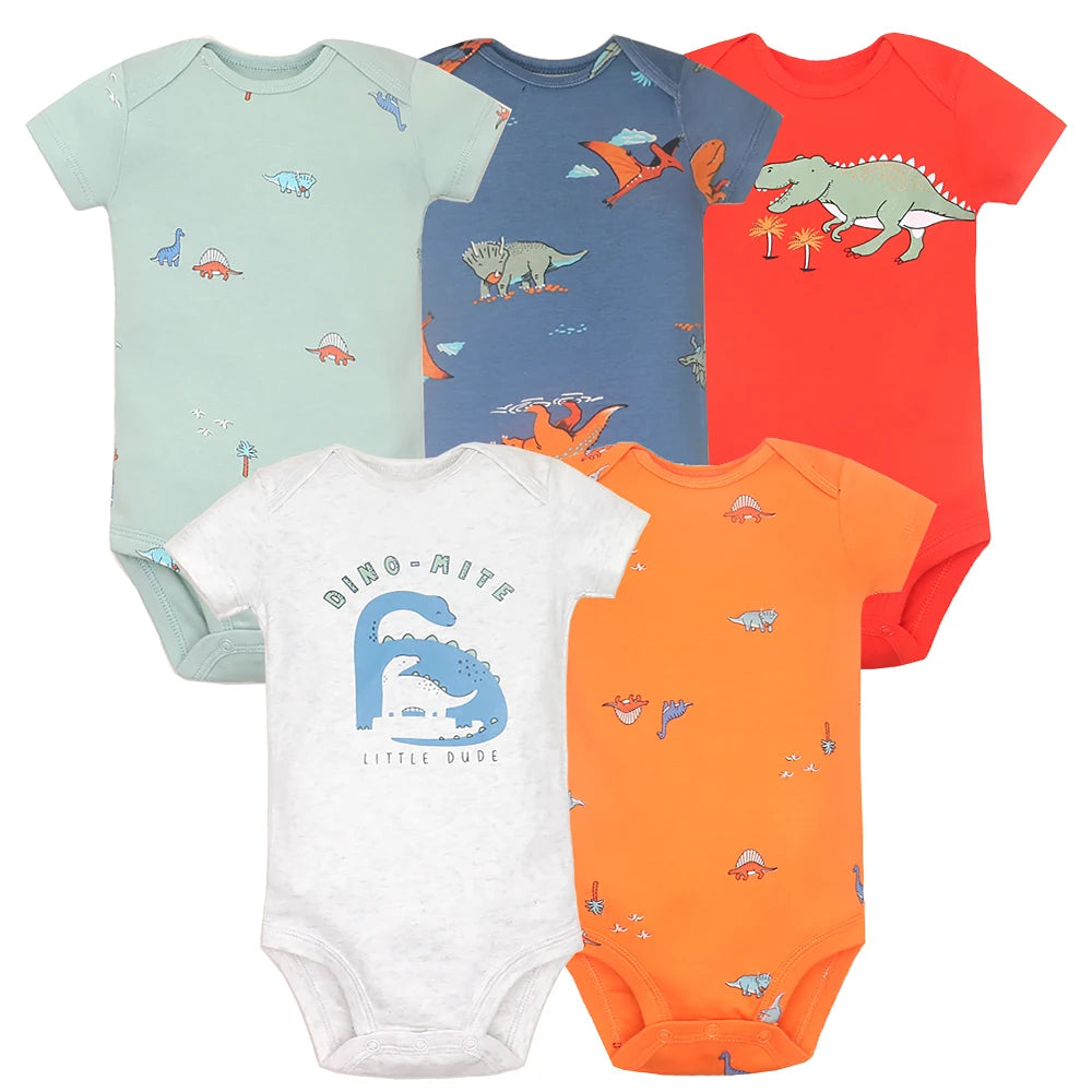 Baby 5-Pack Cotton Bodysuits - Kindle Kids ABC - view 16