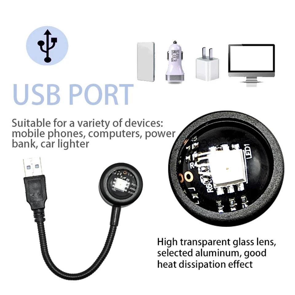 LED Sunset Lamp Projector — Mood Night Light for Kids' Room - photo 5