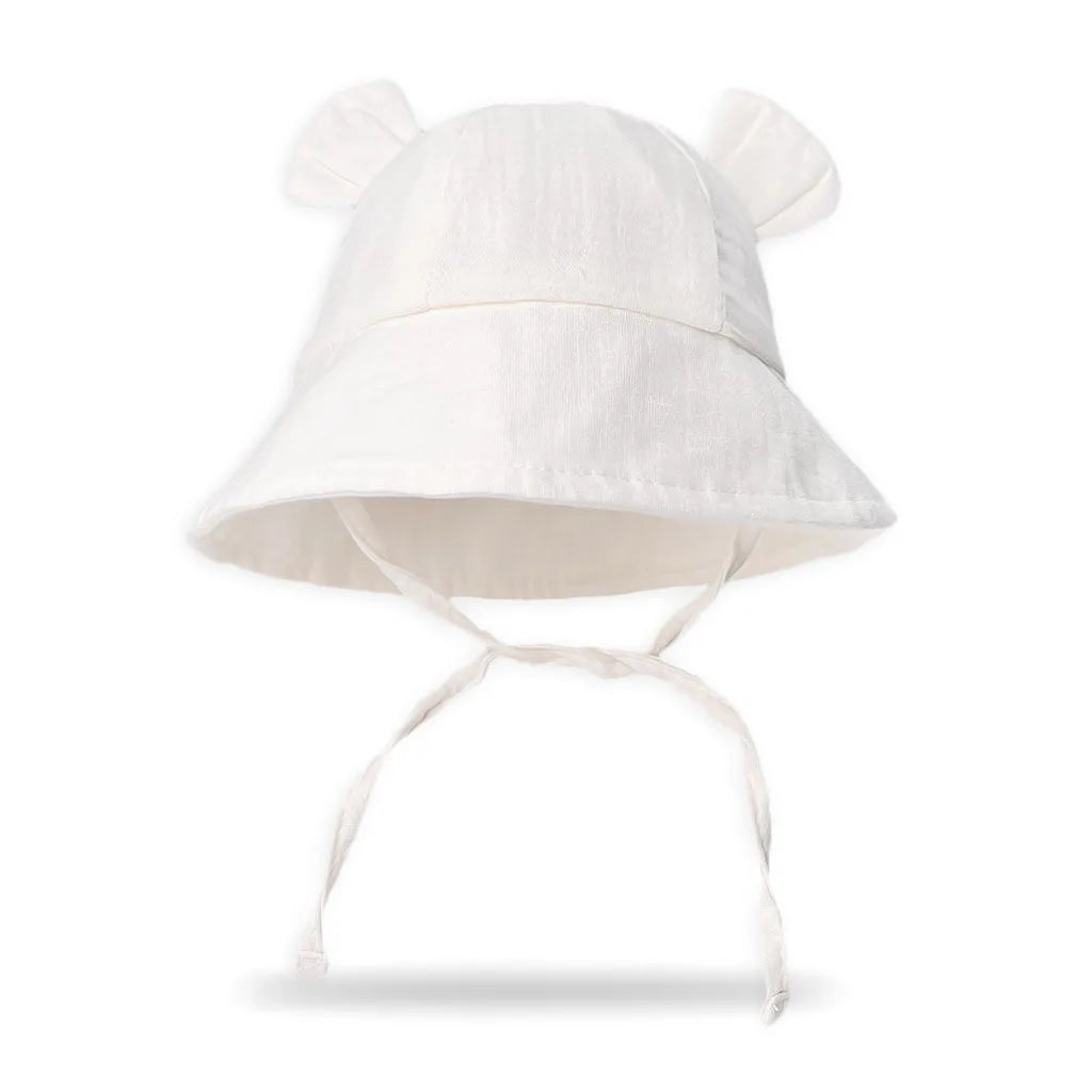 Baby Bucket Sun Hat - Rabbit-Ear Cotton Fisherman Hat - photo 17