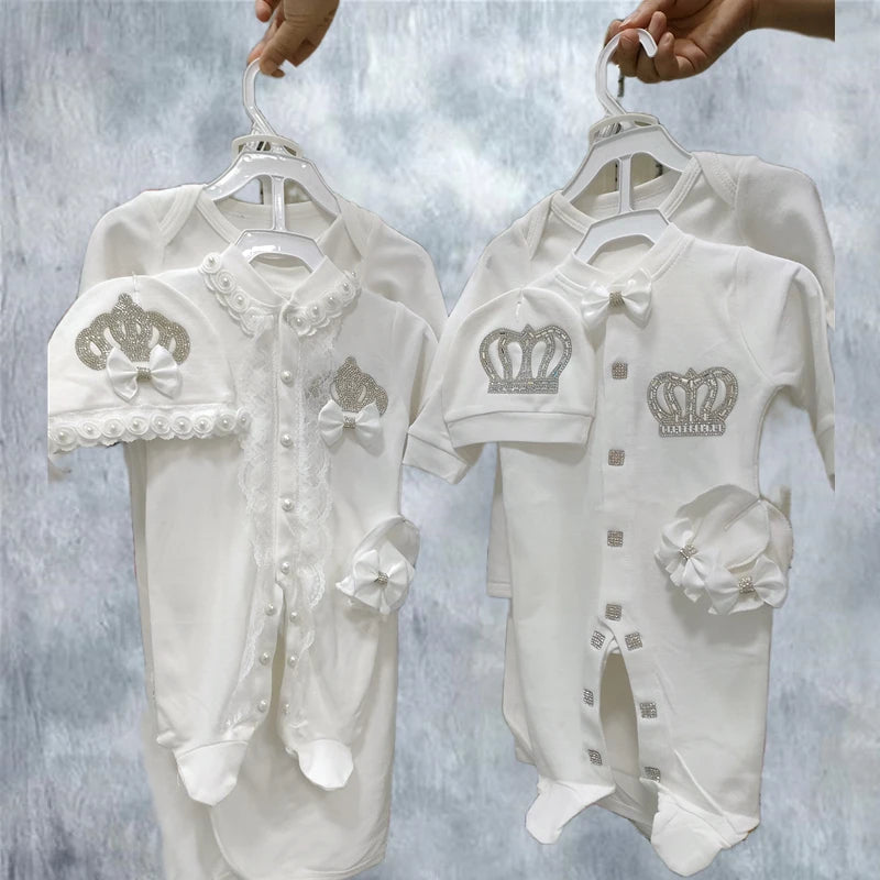 Organic cotton baby bodysuit 8-pack, newborn layette set - Kindle Kids ABC - view 5