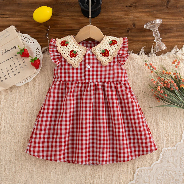 Baby Girl Gingham Dress - Kindle Kids ABC